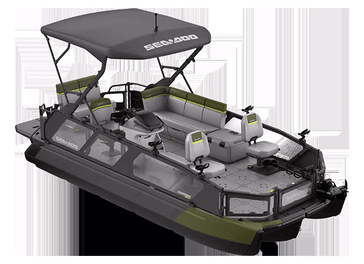 NEW 2026 SEADOO SWITCH FISH 21 300HP WITH GALVANIZED TRAILER 