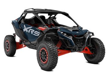 2025 Can-Am MAVERICK R X RS 999T DCT DUSTY NAVY AND LEGION RED 