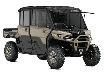 2025 Can-Am DEFENDER MAX LONE STAR CAB HD10 STEALTH BLACK