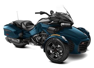 2023 Can-Am SPYDER F3 T in a PETROL METALLIC exterior color. Cross Country Powersports 732-491-2900 crosscountrypowersports.com 