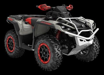 2024 Can-Am OUTLANDER X XC 1000R CHALK GRAY AND CANAM RED