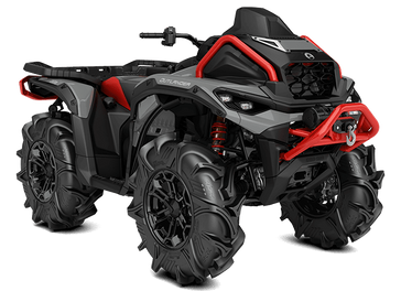 2025 Can-Am ATV OUTLANDER X MR 850 GY 25GRANITE GREY  LEGION RED 