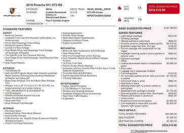 Used 2019 Porsche 911 GT3 RS