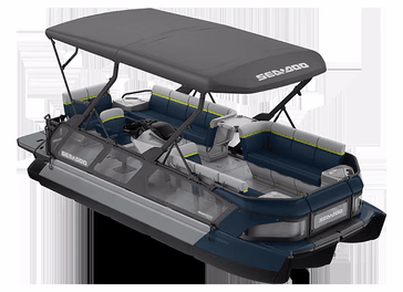 NEW 2026 SEADOO SWITCH CRUISE LIMITED 21 300HP DOUBLE BIMINI WITH GALVANIZED TRAILER 
