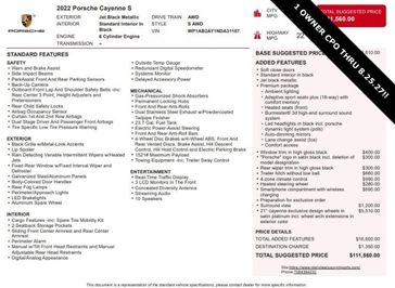 Used 2022 Porsche Cayenne S