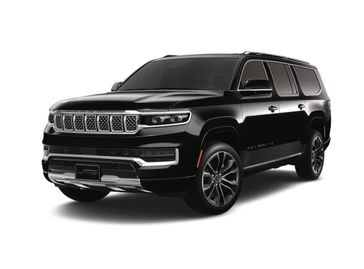 2023 Grand Wagoneer L Series III 4X4 in a Diamond Black Crystal Pearl Coat exterior color and Global Blackinterior. Victor Chrysler Dodge Jeep Ram 585-236-4391 victorcdjr.com 