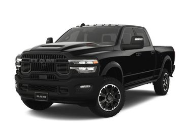 2025 RAM 2500 Rebel Crew Cab 4x4 6'4' Box Diamond Black Crystal Pearl Coat