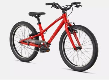 2022 SPECIALIZED JETT 20 SINGLE SPEED FLOR  in a GLOSS FLO RED / WHITE exterior color. Legacy Powersports 541-663-1111 legacypowersports.net 