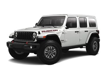 2025 Jeep Wrangler 4-door Rubicon X Bright White Clear Coat