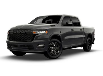 New 2026 RAM 1500 Big Horn Crew Cab 4x4 5'7' Box in a Granite Crystal Metallic Clear Coat exterior color. Colby Chrysler Center 715-316-4471 colbychryslercenter.com 