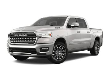 2025 RAM 1500 Limited Crew Cab 4x4 5'7' Box Ivory White Tri Coat Pearl Coat