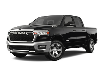 2025 RAM 1500 Big Horn Crew Cab 4x4 5'7' Box Diamond Black Crystal Pearl Coat