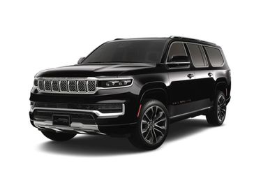2023 Grand Wagoneer L Series III 4X4 in a Diamond Black Crystal Pearl Coat exterior color and Global Blackinterior. Victor Chrysler Dodge Jeep Ram 585-236-4391 victorcdjr.com 