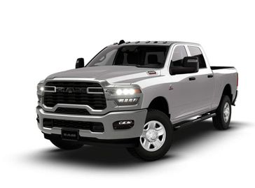 New 2026 RAM 2500 Tradesman Crew Cab 4x4 6'4' Box in a Silver-Zynith exterior color. Kamaaina Motors 1-808-746-7956 kamaainamotors.com 