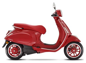 2023 Vespa Elettrica (red)   in a Red exterior color. Motoworks Chicago 312-738-4269 motoworkschicago.com 
