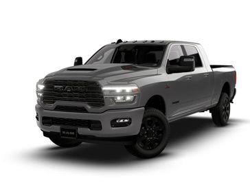 New 2026 RAM 2500 Laramie Mega Cab 4x4 6'4' Box in a Granite Crystal Metallic Clear Coat exterior color. Kamaaina Motors 1-808-746-7956 kamaainamotors.com 