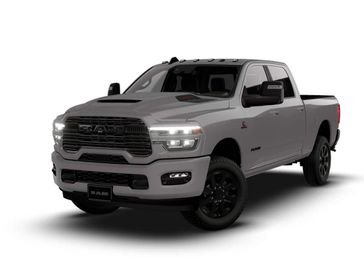 New 2026 RAM 2500 Laramie Crew Cab 4x4 6'4' Box in a Ceramic Gray Clear Coat exterior color. Kamaaina Motors 1-808-746-7956 kamaainamotors.com 