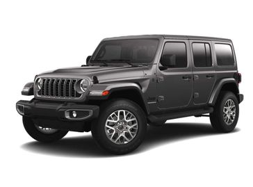 New 2025 Jeep Wrangler 4-door Sahara Granite Crystal Metallic Clear Coat