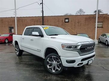 2021 RAM 1500 Limited in a Bright White Clear Coat exterior color and Blackinterior. Glenview Luxury Imports 847-904-1233 glenviewluxuryimports.com 