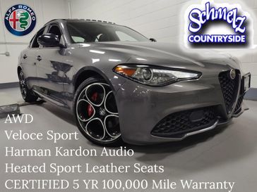 2022 Alfa Romeo Giulia Veloce Premium Q4 AWD w/Sunroof/Nav
