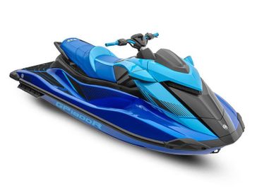 2023 Yamaha GP1800R HO W/AUDIO  in a Azure Blue exterior color. New England Powersports 978 338-8990 pixelmotiondemo.com 