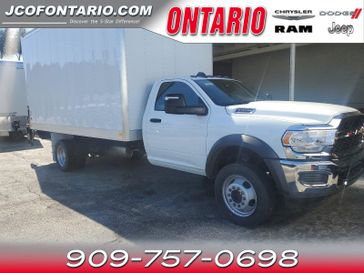 2024 RAM 5500 Chassis Cab Tradesman in a Bright White Clear Coat exterior color and Diesel Gray/Blackinterior. Ontario Auto Center ontarioautocenter.com 