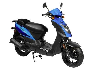 2023 KYMCO Agility in a Blue exterior color. New England Powersports 978 338-8990 pixelmotiondemo.com 