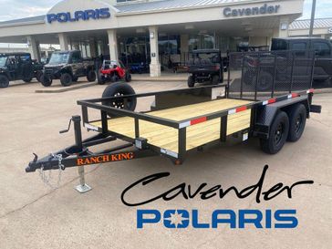 New 2026 Ranch King TC Series Tandem Axle Utility Trailer 7000# GVWR 1 TC14610-70E