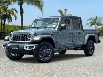 New 2026 Jeep Gladiator Sport S 4x4 in a Anvil Clear Coat exterior color and Blackinterior. Southbay Chrysler Jeep Dodge Ram (424) 404-5521 pixelmotiondemo.com 