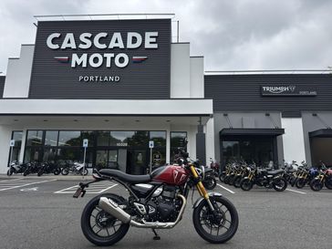 2025 Triumph SPEED 400 - CARNIVAL RED - STORM GREY 