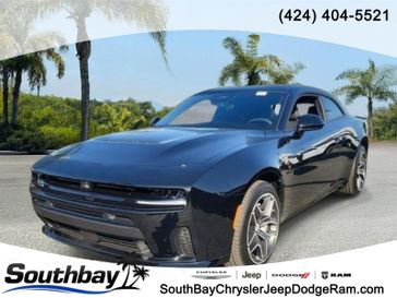 New 2026 Dodge Charger R/T Scat Pack in a Black exterior color and Blackinterior. Southbay Chrysler Jeep Dodge Ram (424) 404-5521 pixelmotiondemo.com 