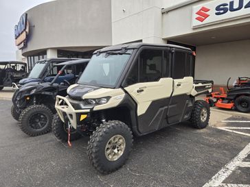 2025 CAN-AM DEFENDER MAX LIMITED CAB HD10 DESERT TAN AND STEALTH BLACK 