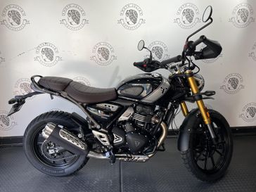 2024 Triumph SCRAMBLER 400X  in a BLACK exterior color. BMW Motorcycles of New Orleans 504-595-6776 pixelmotiondemo.com 