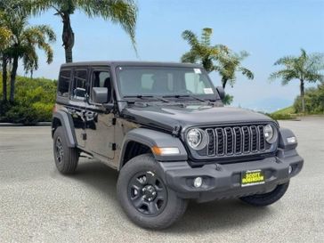 New 2026 Jeep Wrangler Sport in a Black exterior color and Blackinterior. Southbay Chrysler Jeep Dodge Ram (424) 404-5521 pixelmotiondemo.com 