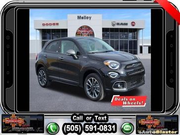 2023 Fiat 500x Sport Awd in a Nero Cinema (Black Clear Coat) exterior color and Blackinterior. Melloy Dodge RAM FIAT 505-588-4459 melloydodge.com 