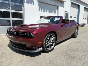 2023 Dodge Challenger R/T in a Octane Red exterior color. Thornton Brothers Inc. 844-298-0864 thorntonbrothers.net 