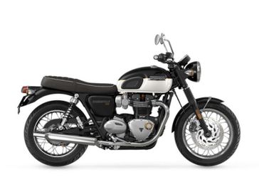 2024 Triumph BONNEVILLE T120  in a JET BLACK/FUSION WHITE exterior color. BMW Motorcycles of New Orleans 504-595-6776 pixelmotiondemo.com 