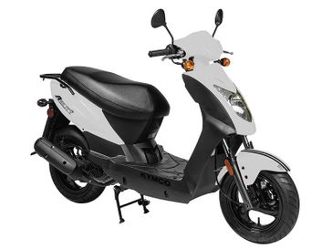 2023 Kymco AGILITY50  in a White exterior color. Greater Boston Motorsports 781-583-1799 pixelmotiondemo.com 