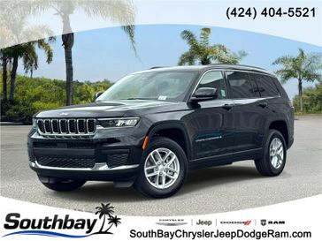 New 2026 Jeep Grand Cherokee L Laredo 4x2 in a Diamond Black Crystal Pearl Coat exterior color and Global Blackinterior. Southbay Chrysler Jeep Dodge Ram (424) 404-5521 pixelmotiondemo.com 