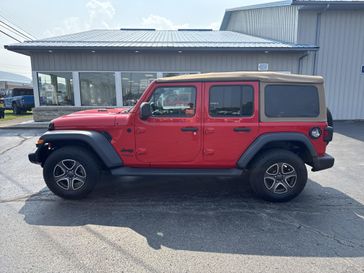 Used 2020 Jeep Wrangler Unlimited Black and Tan