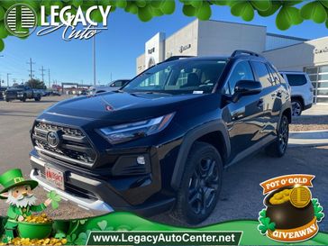 2022 Toyota RAV4 Adventure in a Midnight Black Metallic exterior color and Blackinterior. Legacy Auto Center 620-315-9264 legacyautocenter.net 