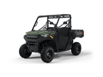 2024 Polaris Ranger 1000 in a Sage Green exterior color. New England Powersports 978 338-8990 pixelmotiondemo.com 