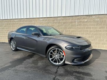 2021 Dodge Charger GT in a Granite Pearl Coat exterior color and Blackinterior. Wilmington Auto Center Chrysler Dodge Jeep Ram (937) 556-6430 wilmingtonautocentercdjr.com 