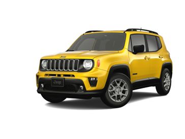 2023 Jeep Renegade Latitude 4x4 in a Solar Yellow Clear Coat exterior color and Blackinterior. Victor Chrysler Dodge Jeep Ram 585-236-4391 victorcdjr.com 
