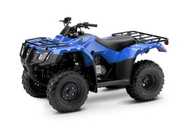 2023 Honda FourTrax Recon in a Reactor Blue exterior color. Greater Boston Motorsports 781-583-1799 pixelmotiondemo.com 