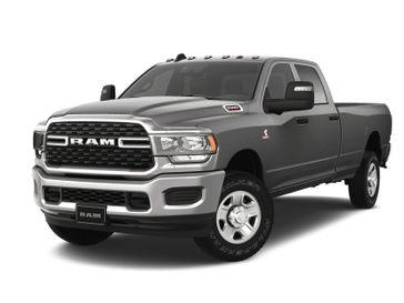 2024 RAM 2500 Tradesman Crew Cab 4x4 8' Box in a Granite Crystal Metallic Clear Coat exterior color. Kamaaina Motors 1-808-746-7956 kamaainamotors.com 