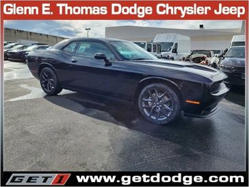 2023 Dodge Challenger SXT in a Pitch-Black exterior color and Blackinterior. Glenn E Thomas 100 Years Of Excellence (866) 340-5075 getdodge.com 