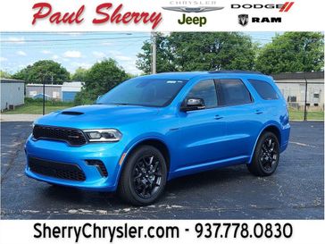 New 2026 Dodge Durango R/T Blacktop in a B5 Blue exterior color and Blackinterior. Paul Sherry Chrysler Dodge Jeep RAM (937) 749-7061 sherrychrysler.net 
