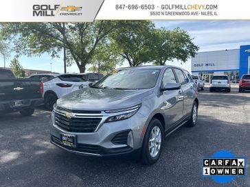 2023 Chevrolet Equinox LT in a Sterling Gray Metallic exterior color and Jet Blackinterior. Glenview Luxury Imports 847-904-1233 glenviewluxuryimports.com 