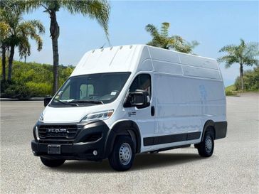 New 2024 RAM ProMaster Delivery Van BEV Super High Roof in a White exterior color and Blackinterior. Southbay Chrysler Jeep Dodge Ram (424) 404-5521 pixelmotiondemo.com 